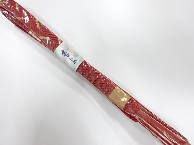 未使用品　正絹　手組帯締め